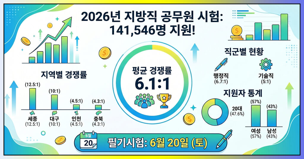 2026년 지방공무원 9급 필기시험 전국 동시 실시 안내